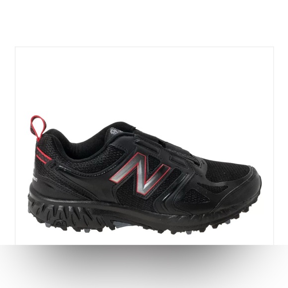 New Balance Other - New Balance Black Athletic Shoe with Red Accents euc